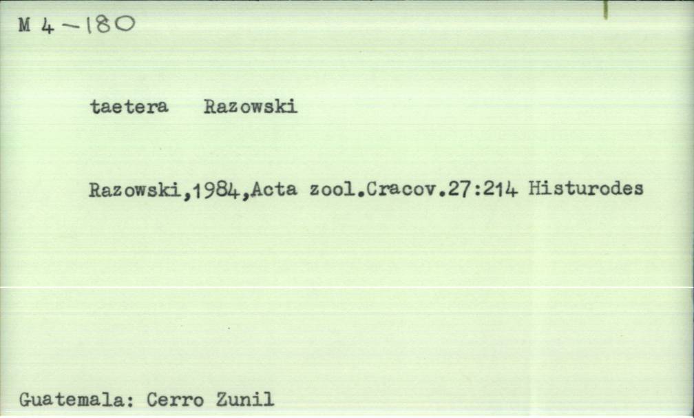 front of card